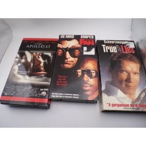 Apollo 13 The Fan True Lies VHS Movie Lot‎ 3 Films